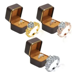 Magnetology Moissanite Diamond Ring