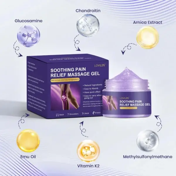 Turmeric & Emu Oil Arthritis Soothing Pain Relief Massage Gel