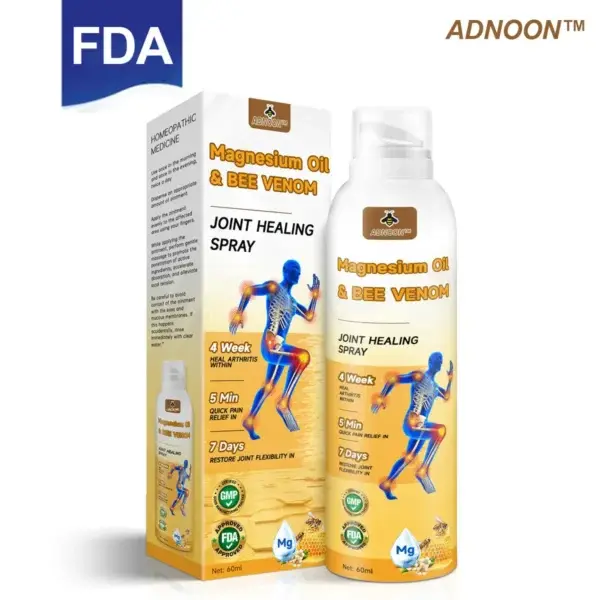 Magnesium Oil & Bee Venom Joint Healing Spray Approved by the American Academy of Orthopaedic Surgeons (AAOS)