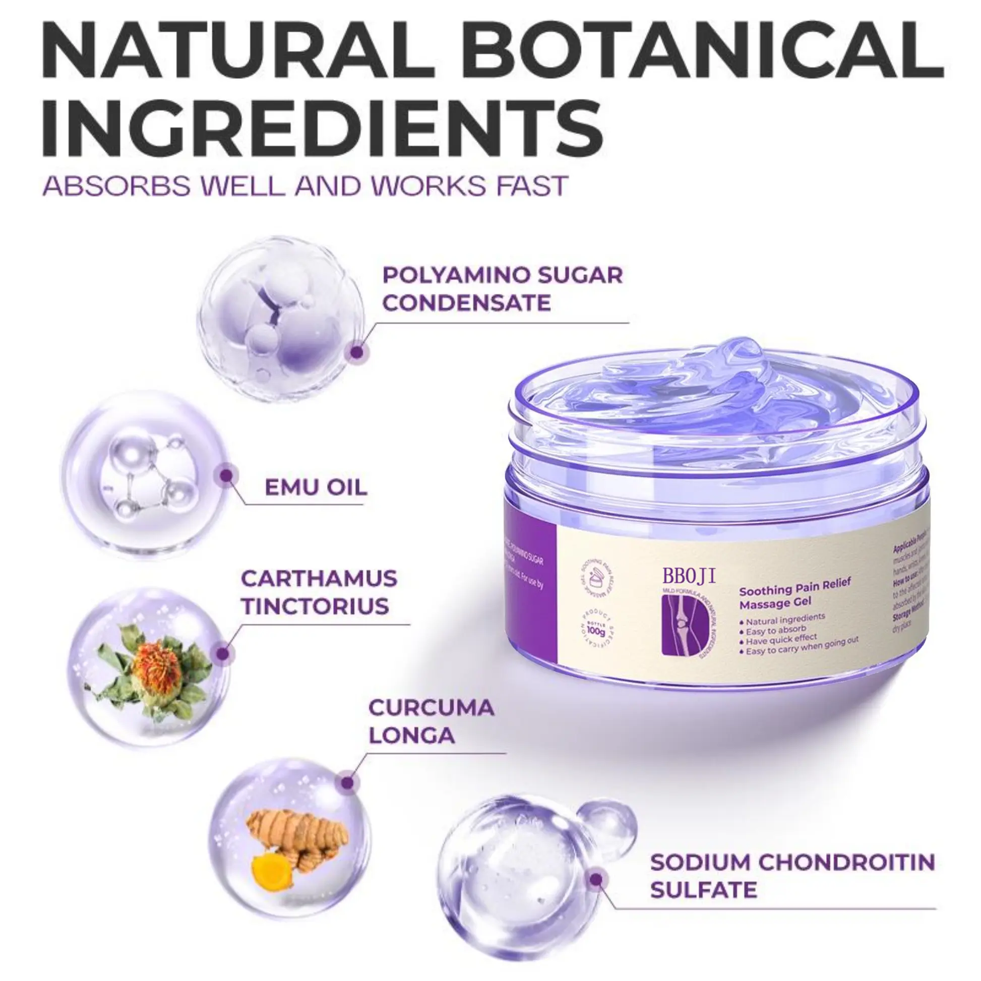 Purple Gel Refuse pain and inflammation - Image 5