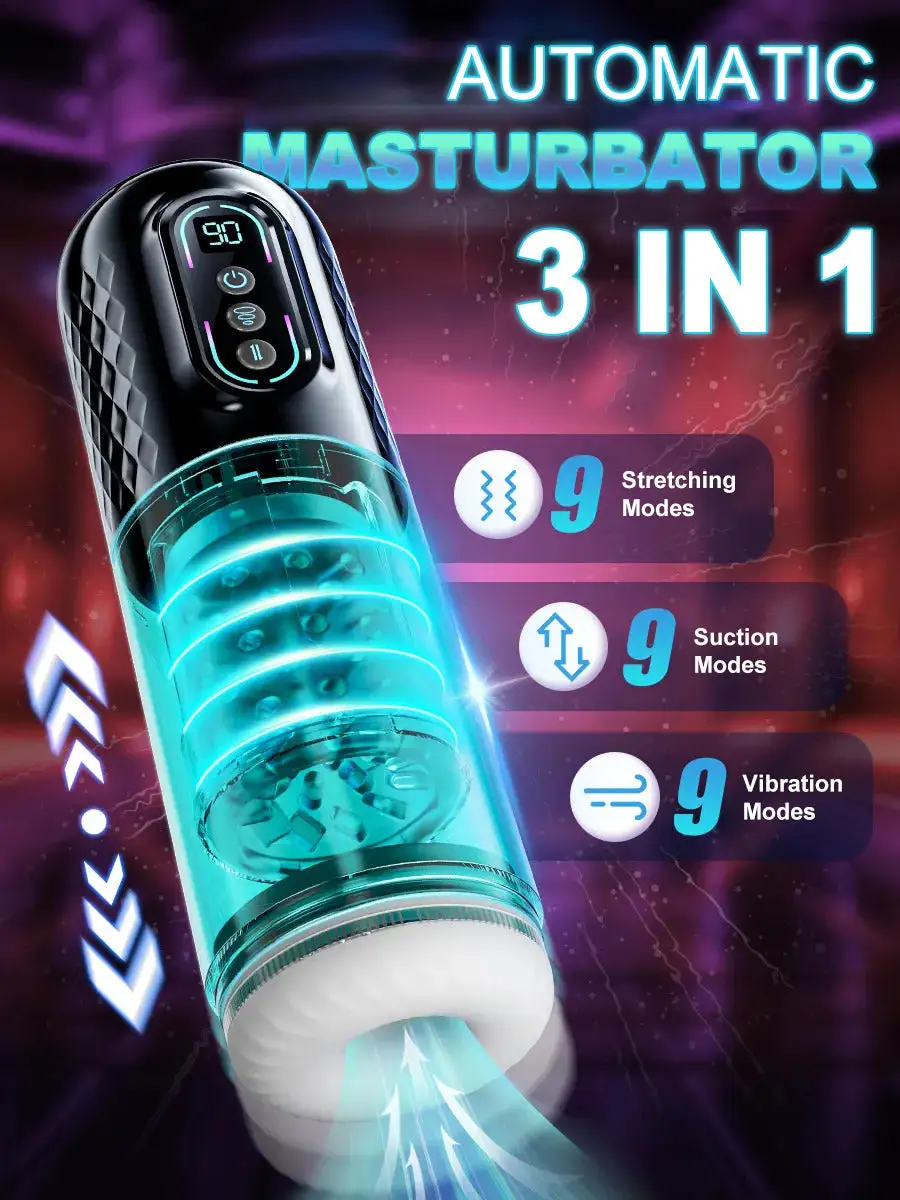 Smart Suction & Stroke Device – Fully Automated for Effortless Enjoyment - Image 3