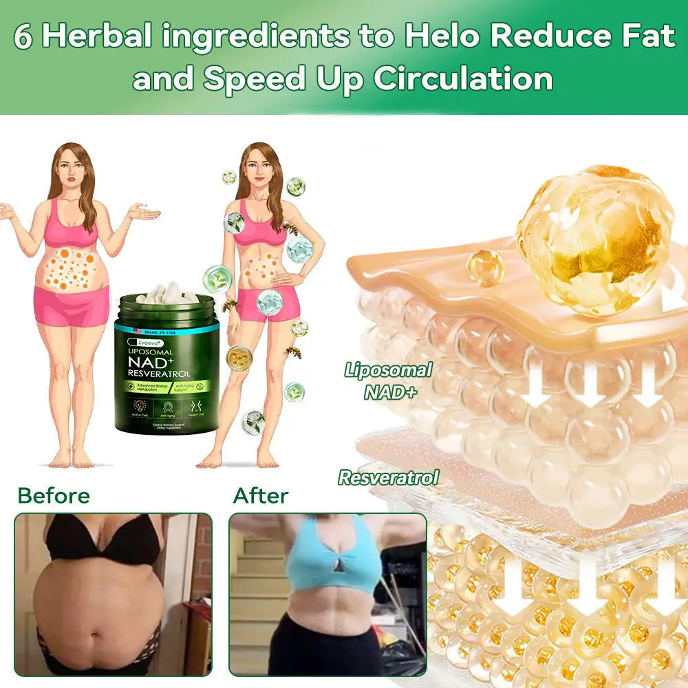 Liposomal NAD+ Resveratrol Capsule Supplement - Image 11