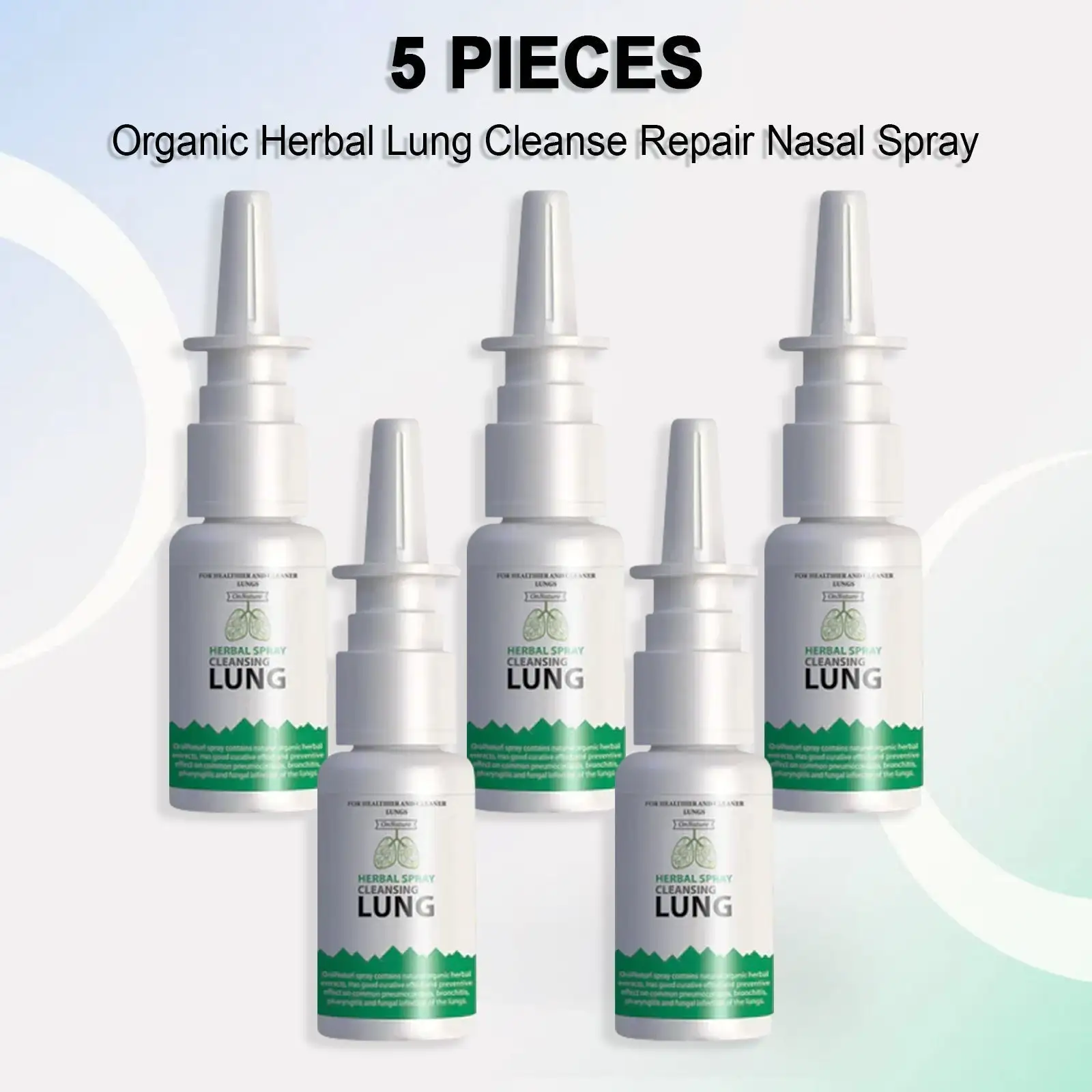 Organic Herbal Lung Cleanse Repair Nasal Spray - Image 12