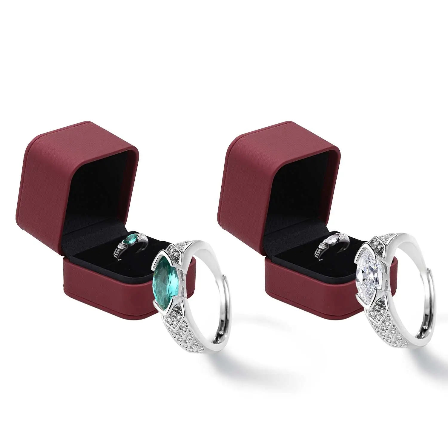 DIYSTAR Magnetology Moissanite Diamond Ring - Image 19