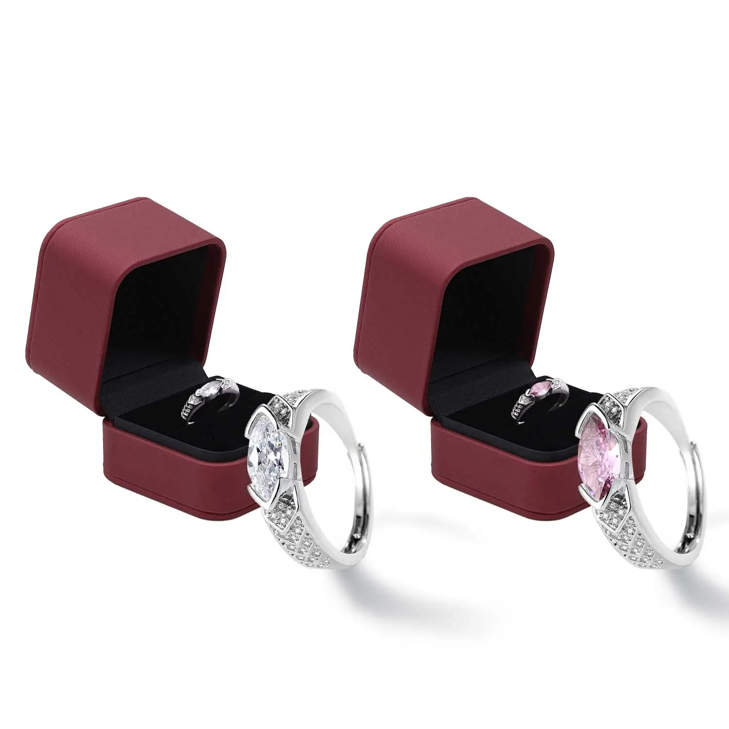 DIYSTAR Magnetology Moissanite Diamond Ring - Image 25
