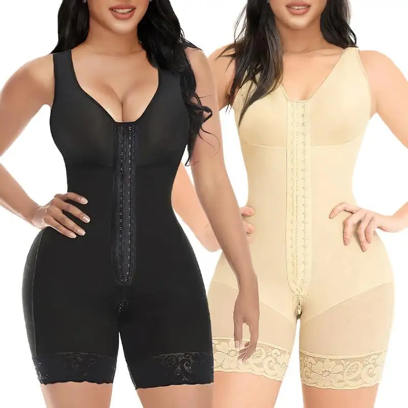 NESLEMY Women Tummy Control Full Shapewear Butt Lifter with Zipper Crotch - Image 14