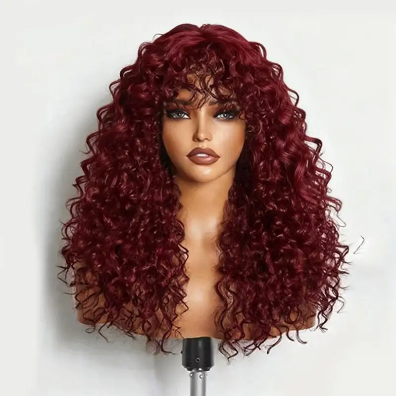 LOVILDS Effortless Shaggy Waves Big Hair Curly Hair Wig - Image 11