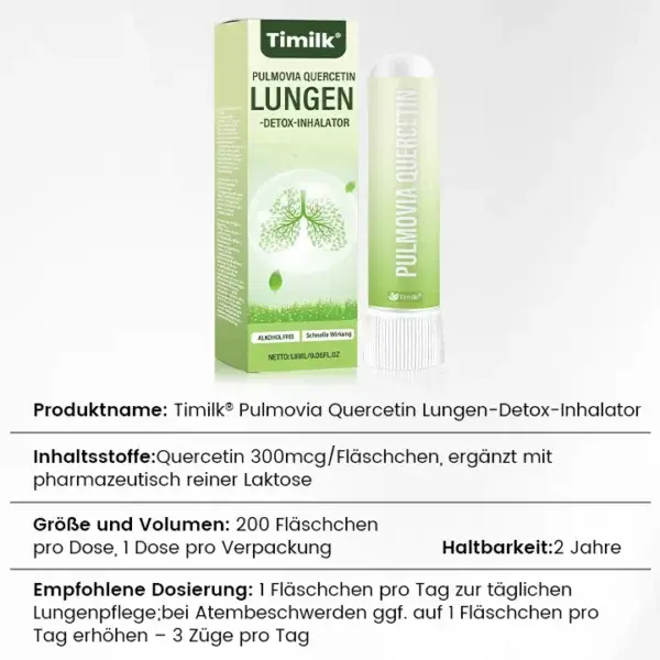 Pulmovia Quercetin Lungenentgiftungs-Inhalator