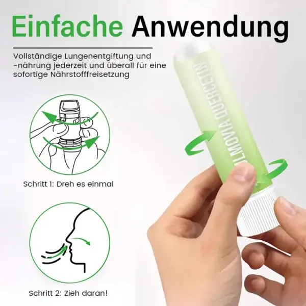 Pulmovia Quercetin Lungenentgiftungs-Inhalator