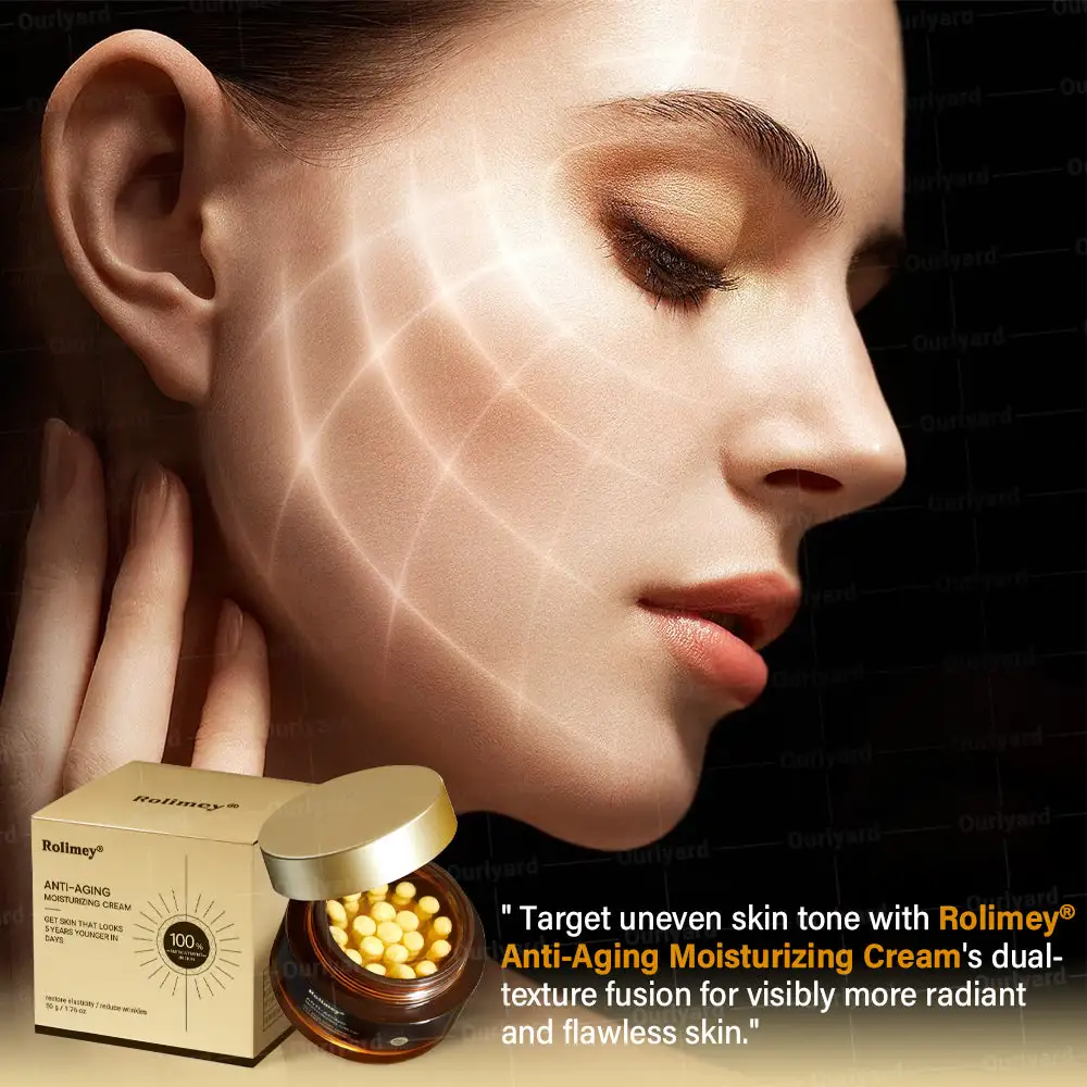 Anti-Aging Moisturizing Cream with Hyaluronic Acid - Retinol & Collagen - Image 3