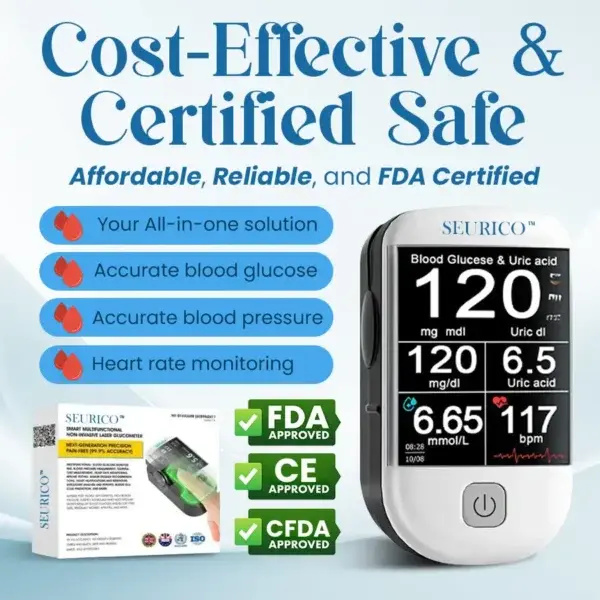 Non-Invasive Laser Blood Glucose Meter