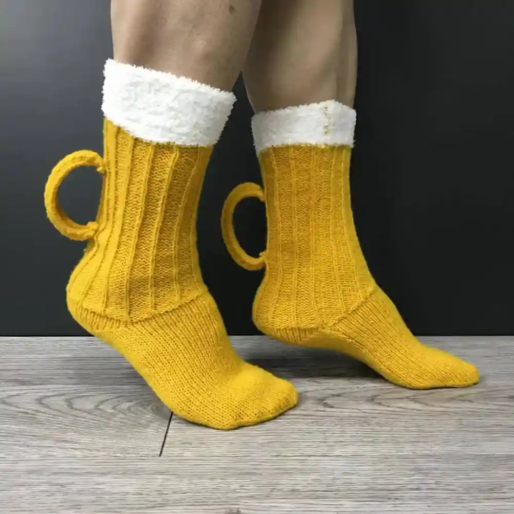 Beer Mug Knit Socks - Image 3