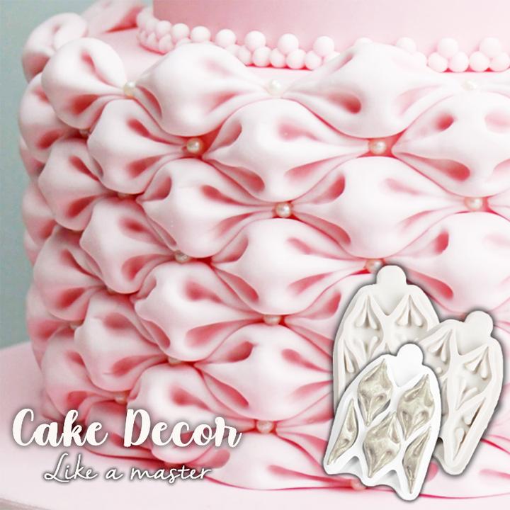CakeMaster Silicone Billow Puff Fondant Icing Mold - Image 2