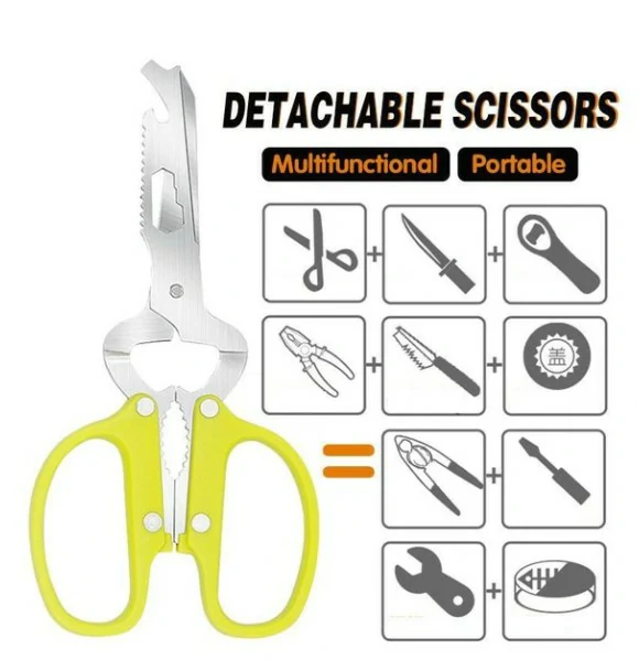 (Easter Promotion- 50% OFF) Multifunctional Portable Detachable Scissors - Image 3