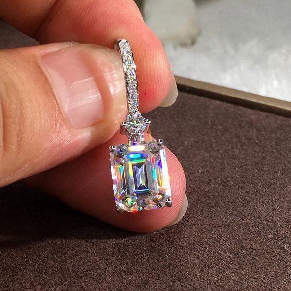 Square Cut Ice Candy Ear Hook Earrings(Buy 1 Free 1) - Image 2