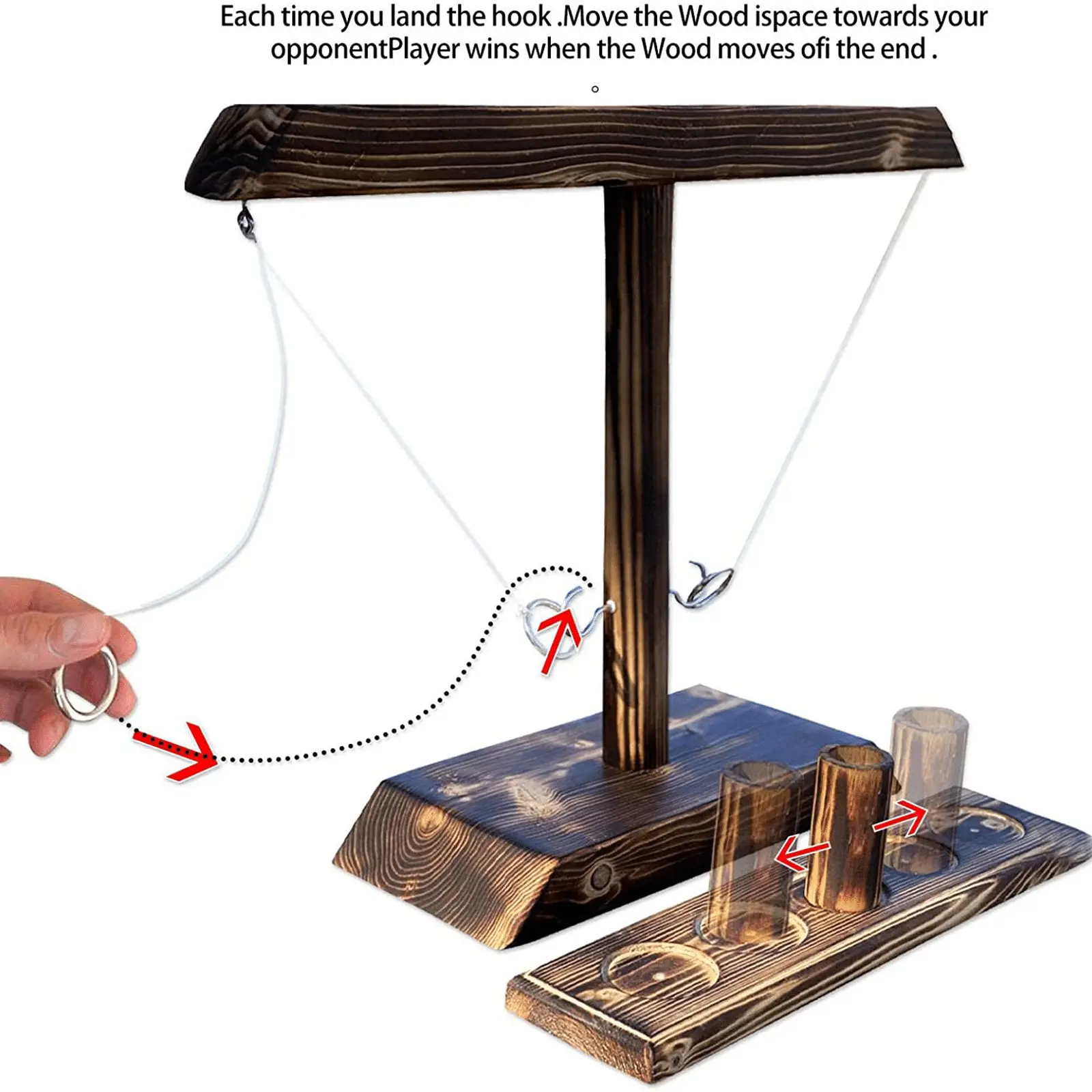 (SUMMER HOT SALE)- Ring Toss with Shot Ladder Bundle Game - Buy 2 Get Extra 10% OFF& Free shipping - Image 5