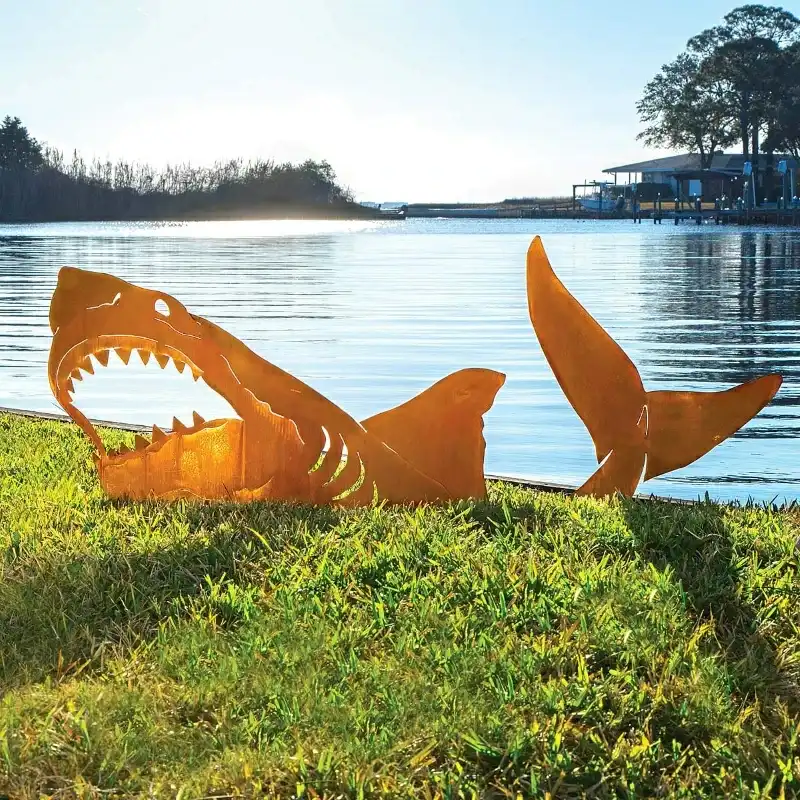 (HOT SALE)The Strongest Terrestrial Shark-Garden Decoration