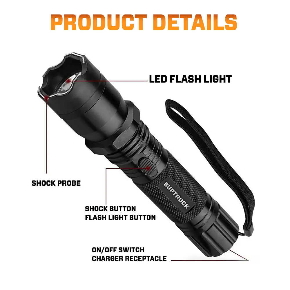 VoltGuard X95 Tactical Stun Flashlight - Image 6