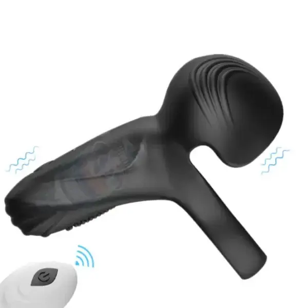Vibrating Electric Male Masturbation Lock Ring - Image 7