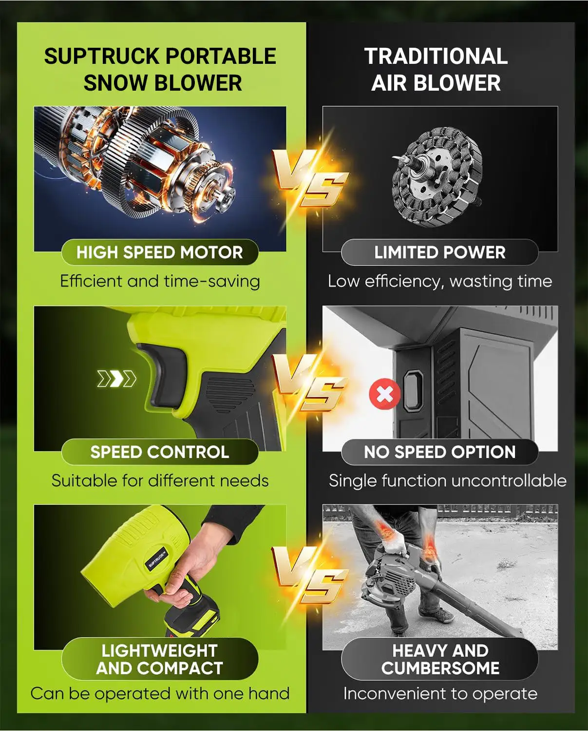5000W Turbo Jet Fan Snow Blower 2.0 - Image 8