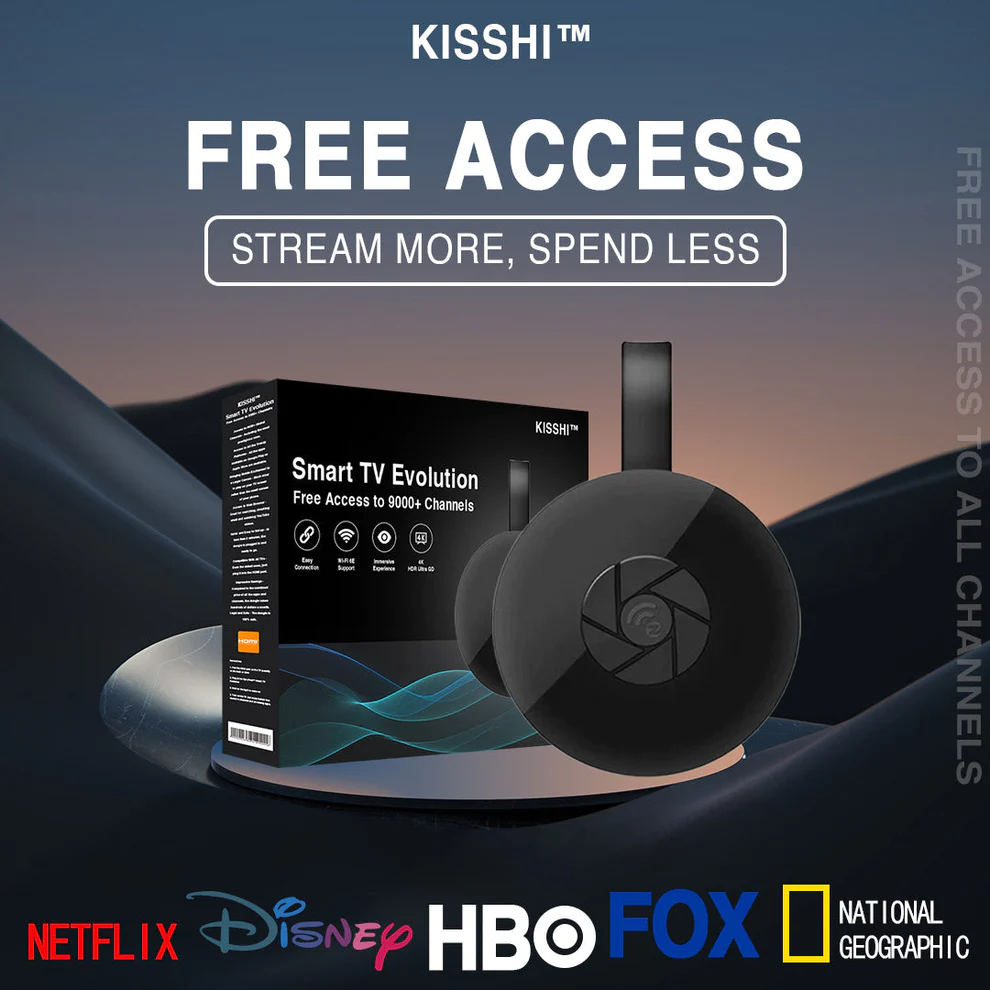Smart TV Evolution Free Access to 9000+ Channels