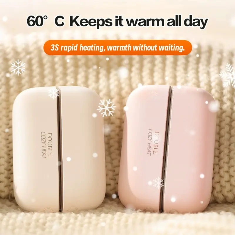 Magnetic Split Mini Portable Two-in-one Hand Warmer