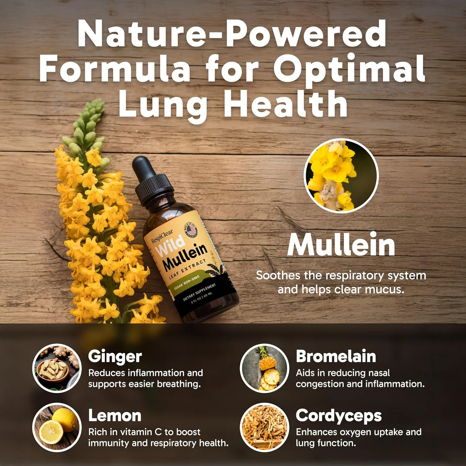 New Maximum Potency Mullein Drops For Smokers | RespiClear - Image 3