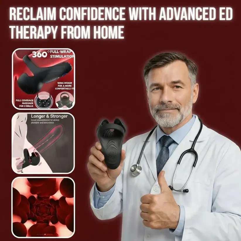Vibrating Electric Male Masturbation Lock Ring - Image 3
