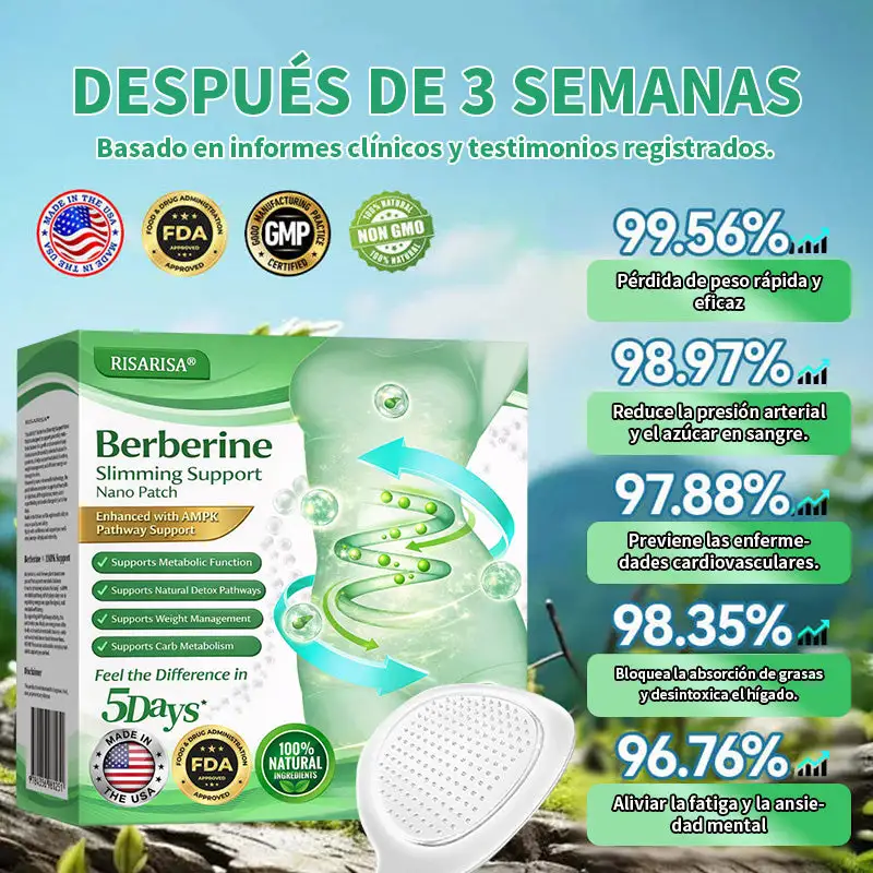 Berberine Slimming Support Nano Microneedle Patch - Image 6