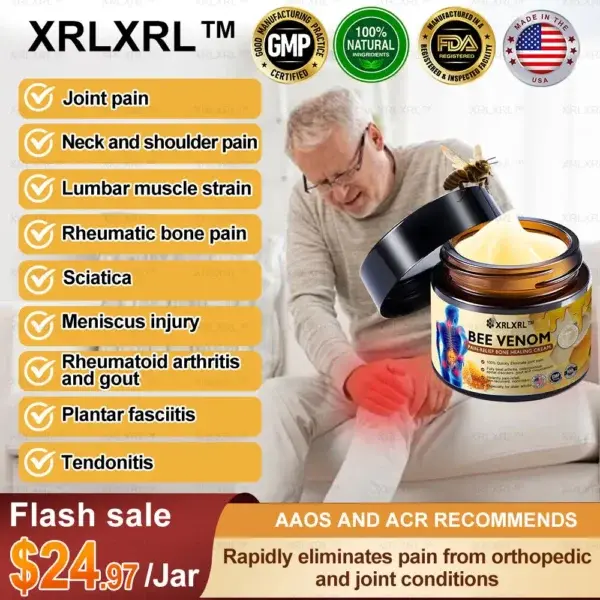 Bee Venom Arthritis Therapy Cream - Image 2