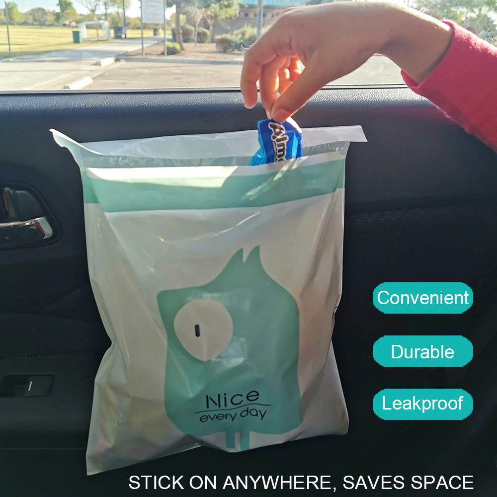 (🎄Christmas Promotion--48%OFF)Biodegradable Easy Stick-On Trash Bag - Image 9