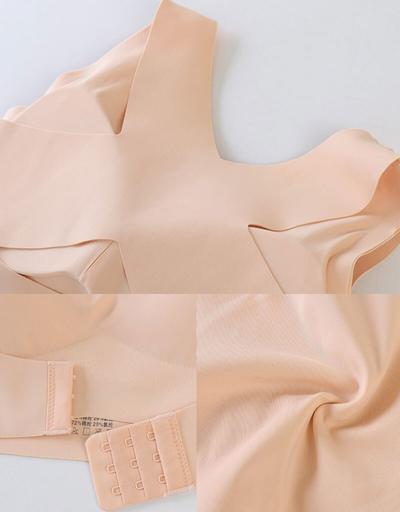 Seamless Front Buckle Support Bra - Image 25