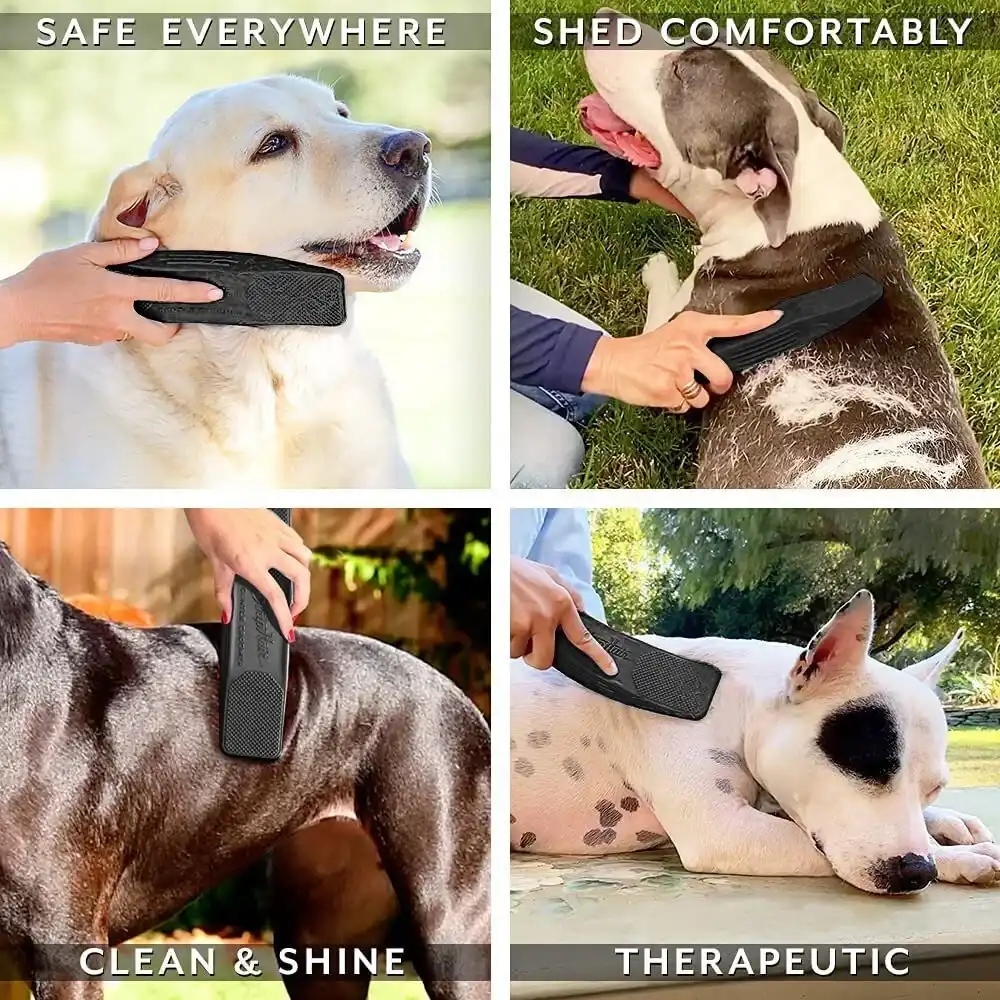 6-in-1 Shedding Grooming Massage Horses Brush - Image 4