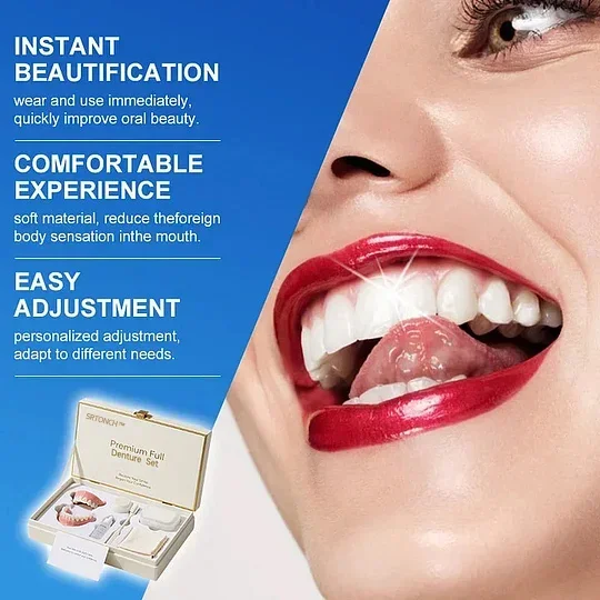 Premium Custom Complete Denture Set - Image 3