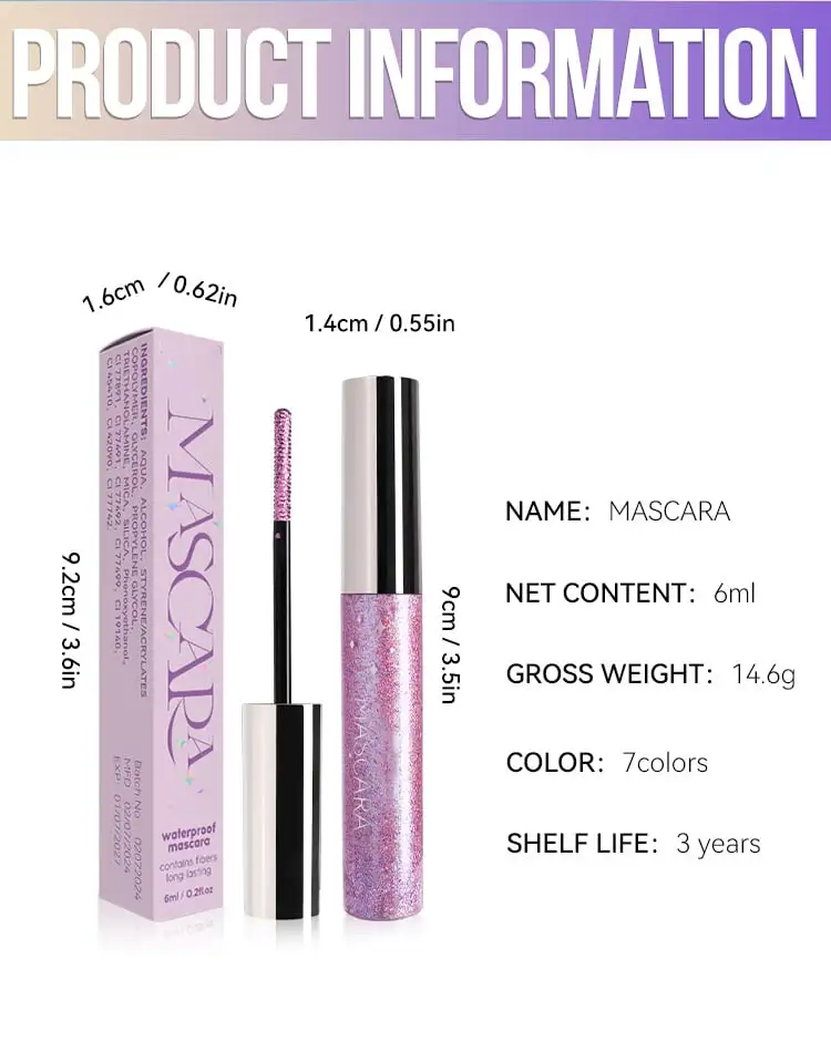 Colorful Glitter Mascara - Image 6