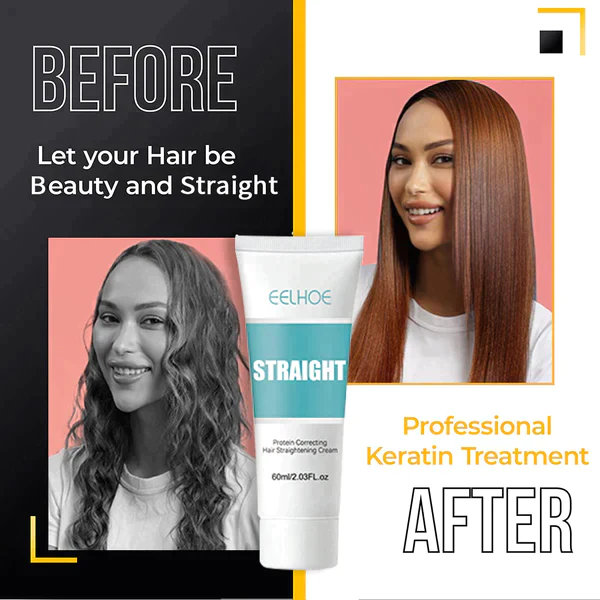 Eelhoe straight Kopie der Keratin Correcting Hair Straightening Cream - Image 3