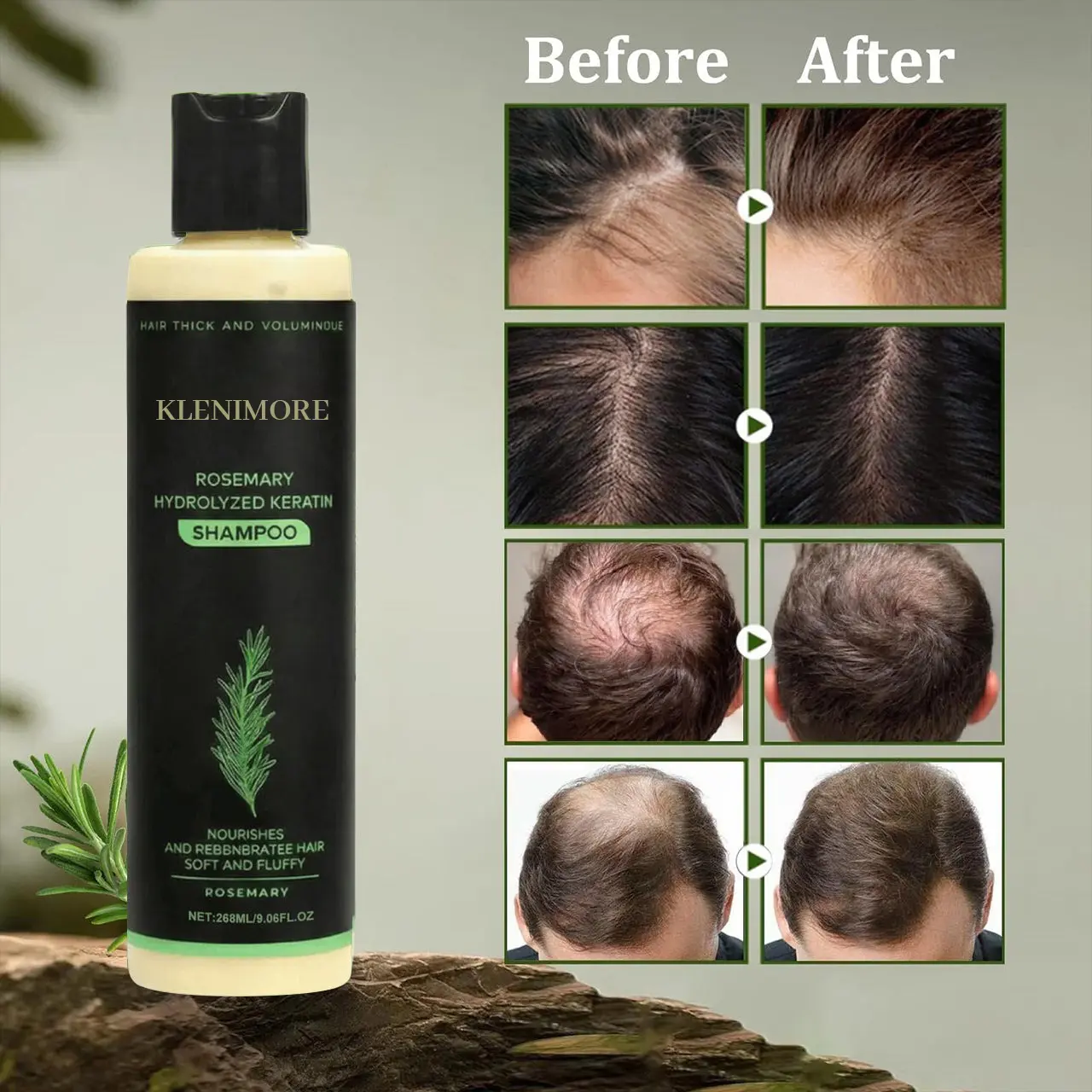 Rosemary Hydrolyzed Keratin Shampoo - Image 9