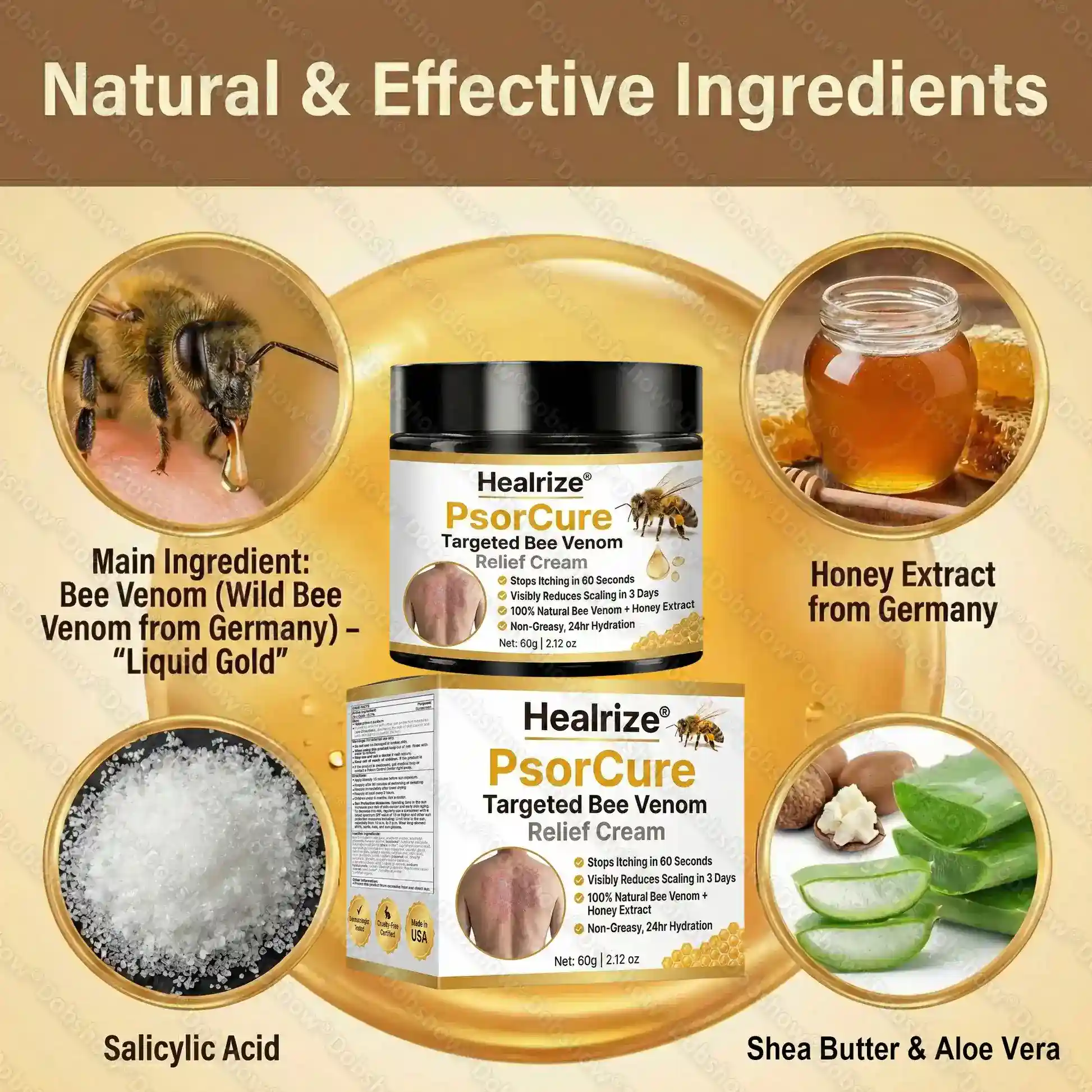 PsorCure Targeted Bee Venom Relief Cream - Image 6