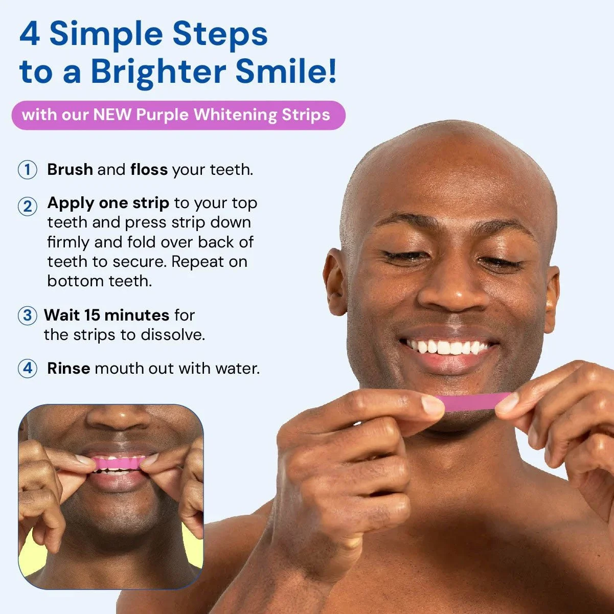 Purple Teeth Whitening Strips - Image 6