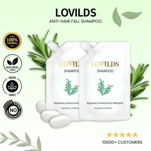 LOVILDS Rosemary Anti-Hair Fall Shampoo - Image 4