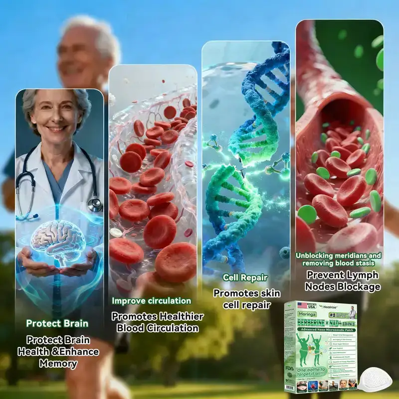 Moringa Berberine NAD+ 𝟏𝟎-𝐢𝐧-𝟏 𝐀𝐝𝐯𝐚𝐧𝐜𝐞𝐝 𝐍𝐚𝐧𝐨 𝐌𝐢𝐜𝐫𝐨𝐧𝐞𝐞𝐝𝐥𝐞 𝐏𝐚𝐭𝐜𝐡 - Image 5