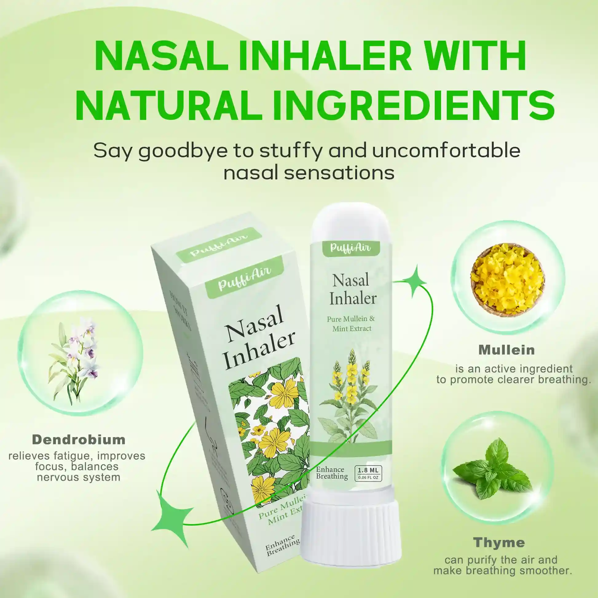 Mullein Diffuser & Nasal Inhaler Set - Image 7