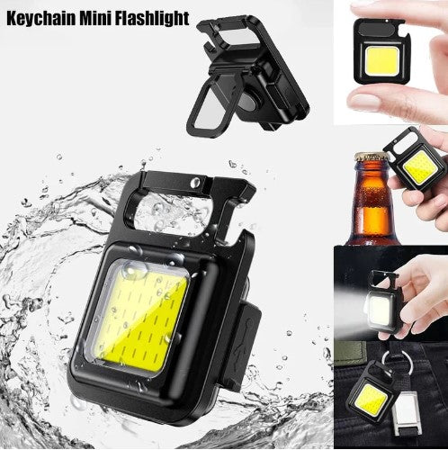 Multifunctional Re-Chargeable Keychain Emergency Light - Image 3