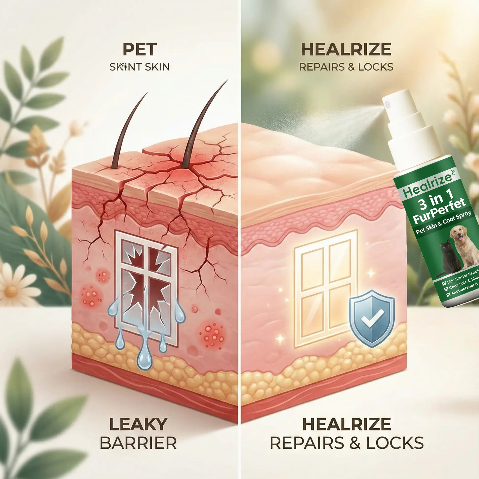 3 in 1 FurPerfect Pet Skin & Coat Spray - Image 4