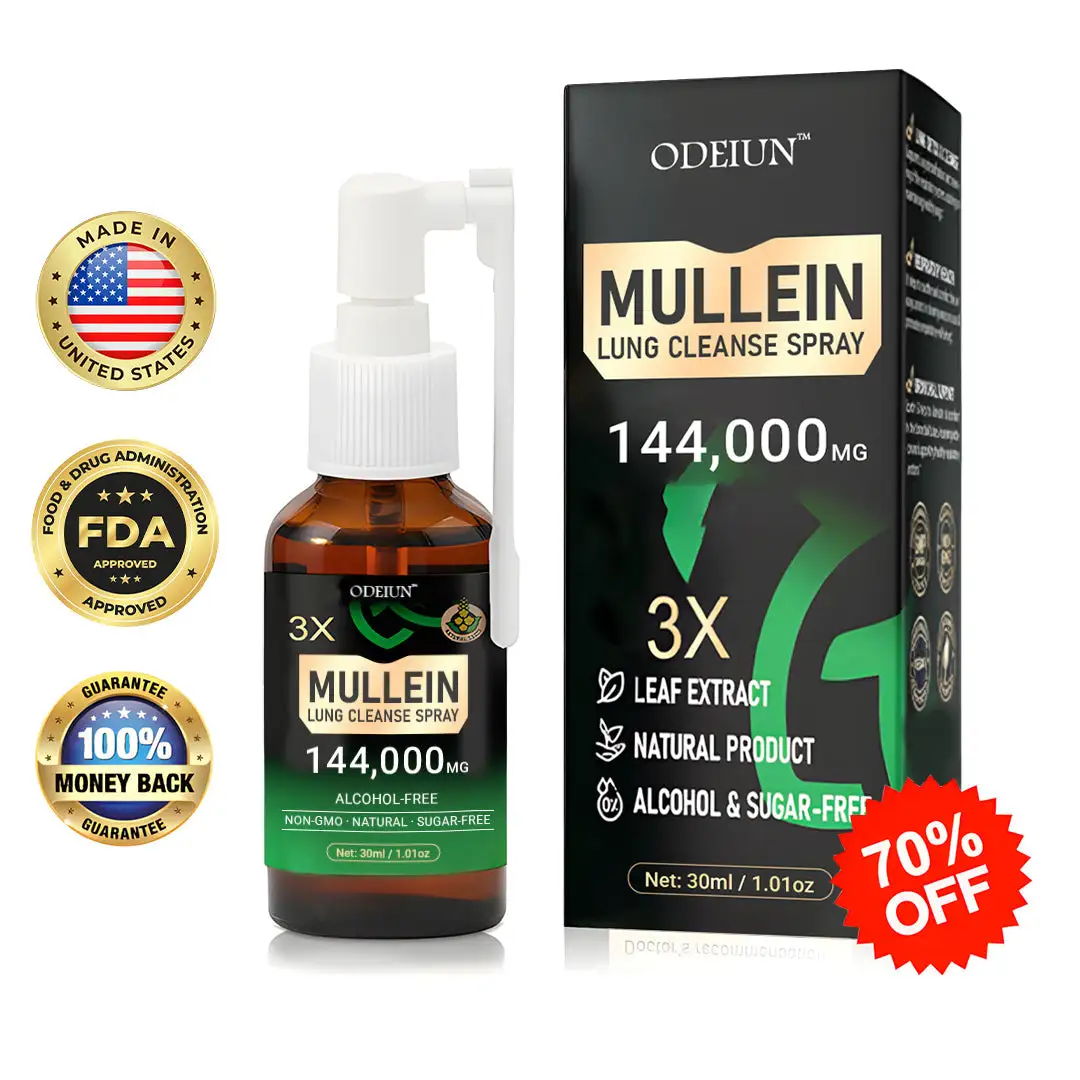 3X Concentrated Mullein Lung Cleanse Spray — Helps Soothe Throat Discomfort & Support Clearer Breathing - Image 7
