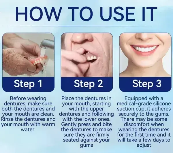 Adhesive teeth (upper and lower) - Image 7