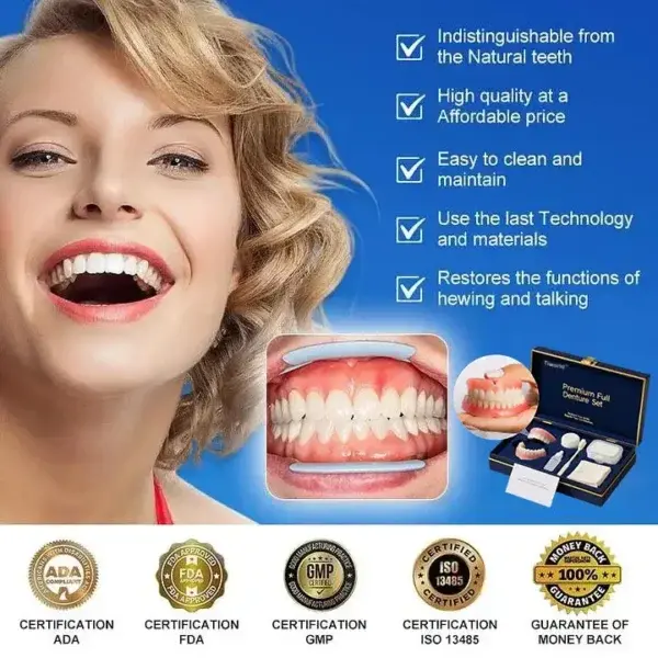 Advanced Customized Full Denture Set - Image 2