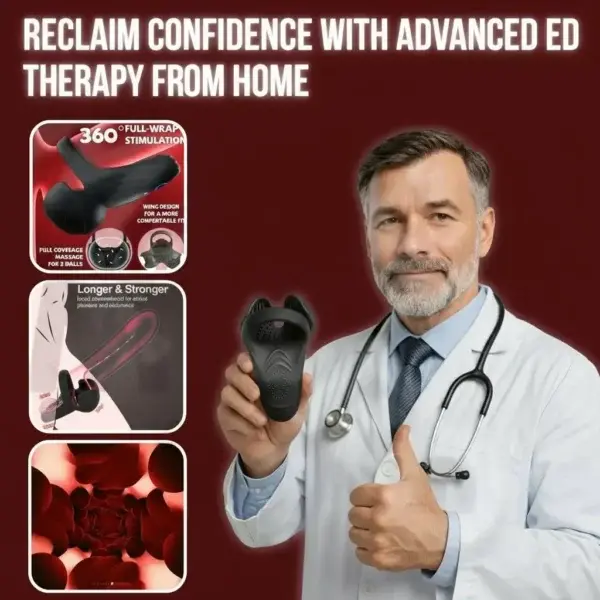 Vibrating Electric Male Masturbation Lock Ring Charging - Image 6