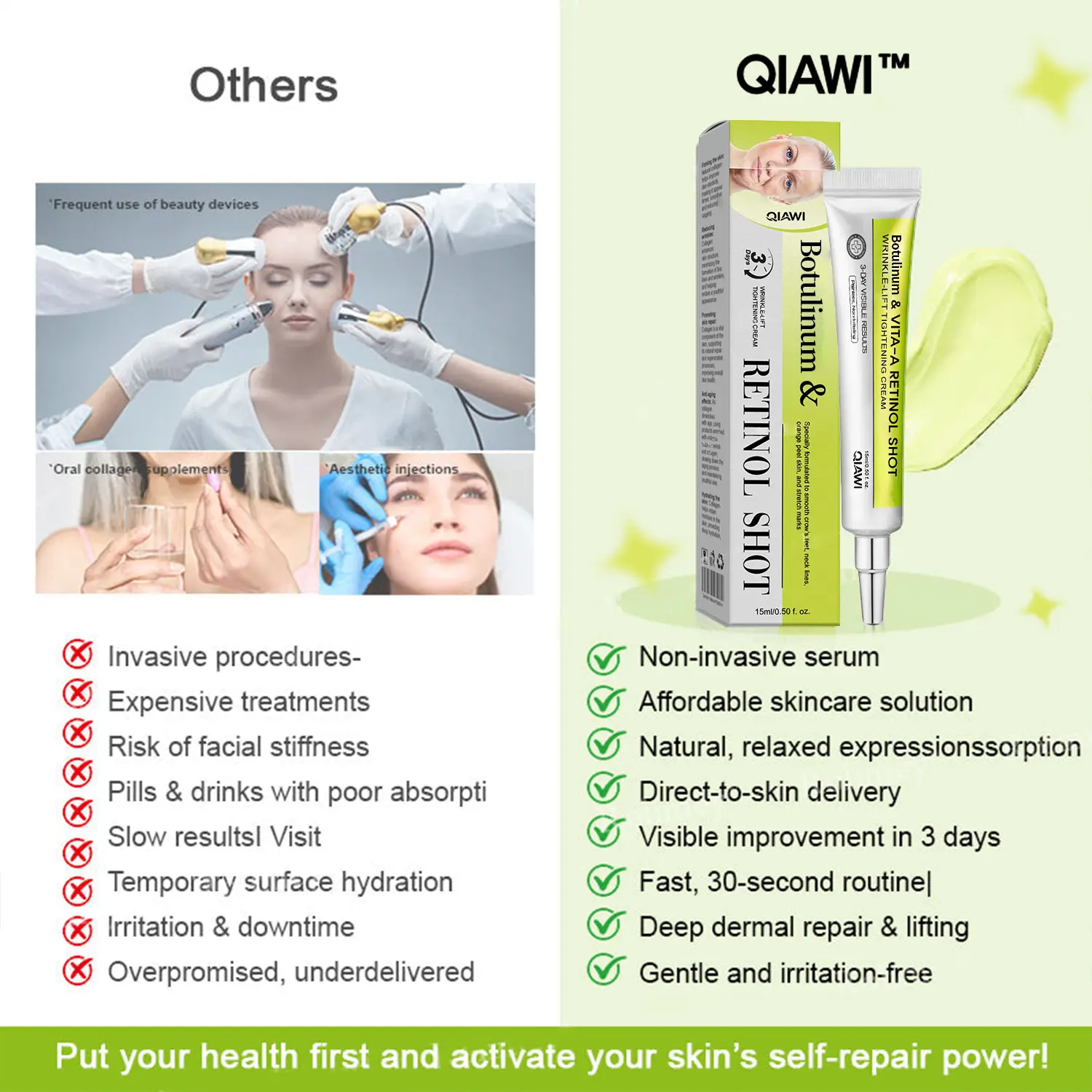 Botulinum & Vita-A Retinol Shot Wrinkle-Lift Tightening cream - Image 2