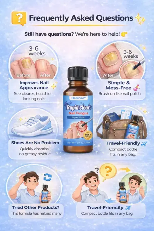 Nano Rapid Clear Nail Fungus Rapair Liquid Effective in Seven Days, Permanently Eliminates the Root - Image 14